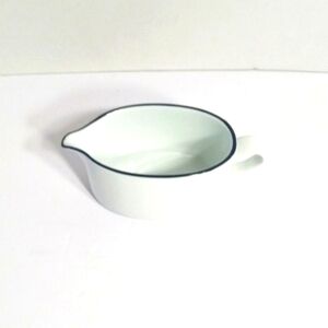 Dansk Simple Minimalist Mesa White Sand Gravy Boat Cottagecore